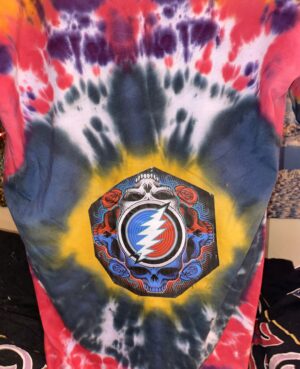 Unique Grateful Dead Stealie Tye Dye