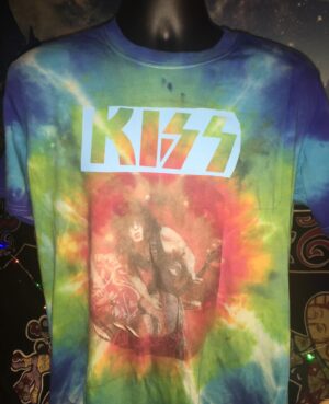 Kiss Tye Dye Gene and Paul