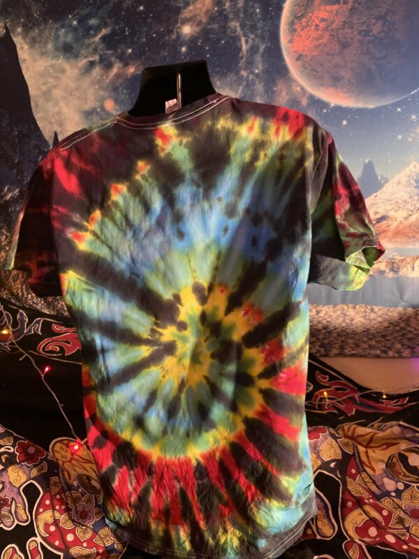 Genesis Last Domino? Tour Tie Dye Shirt with Peter Gabriel and Steve Hackett - Image 3